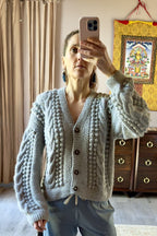 Artemisa Cardigan - Baby alpaca