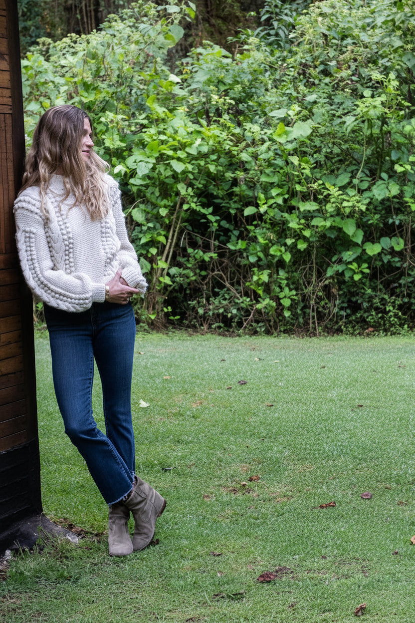 Artemisa Sweater - 100% baby alpaca – 19” long.