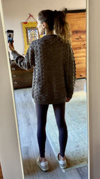 Atenea Long Cardigan - Merino wool