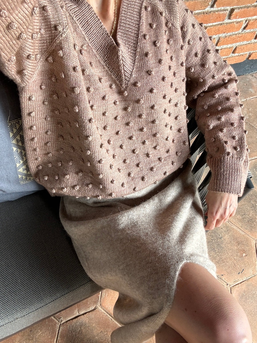 Gaia V Neck - Merino wool