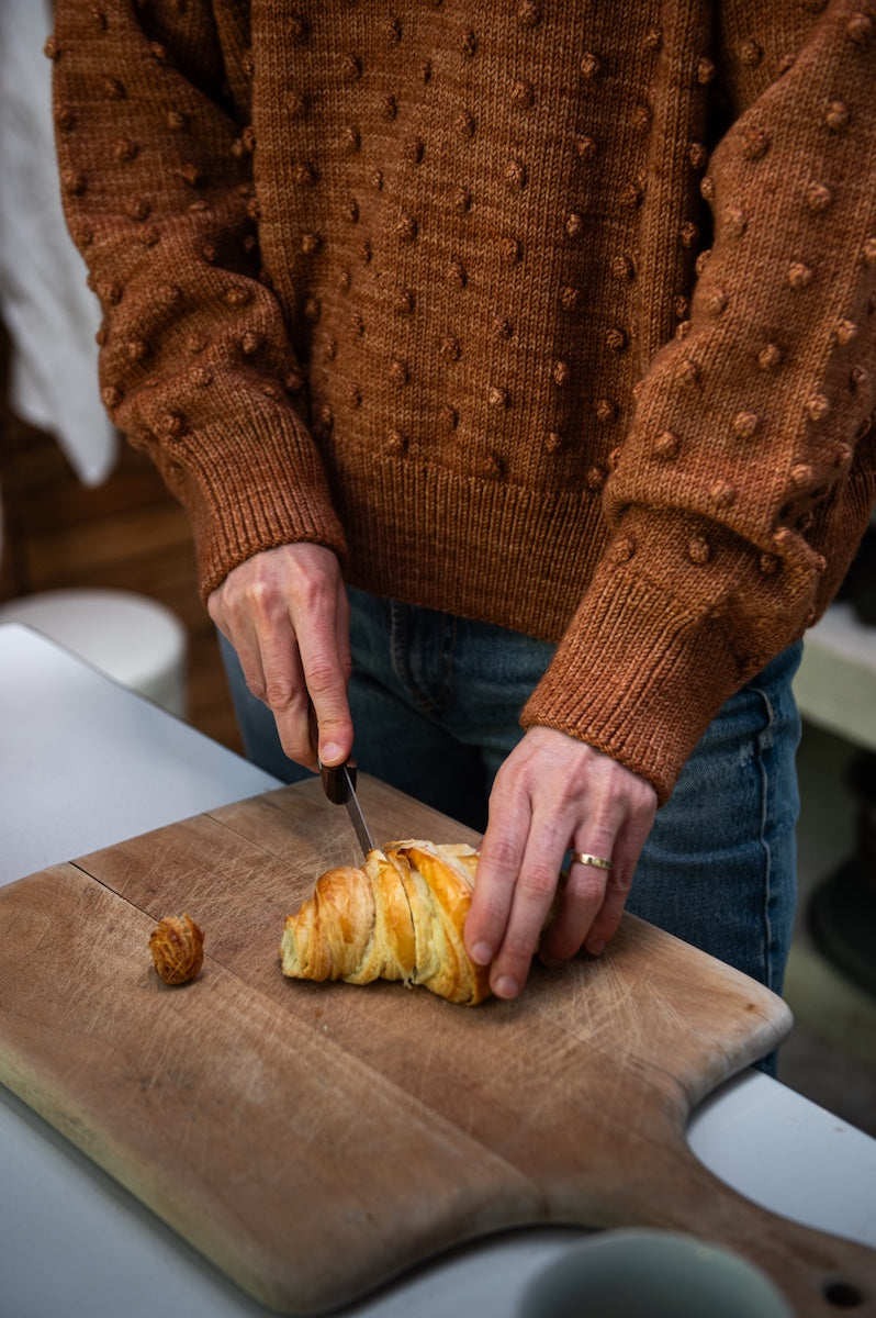 Gaia V Neck - Merino wool