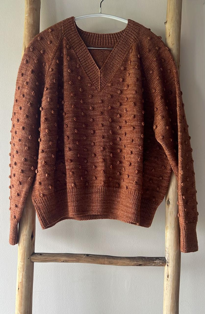 Gaia V Neck - Merino wool