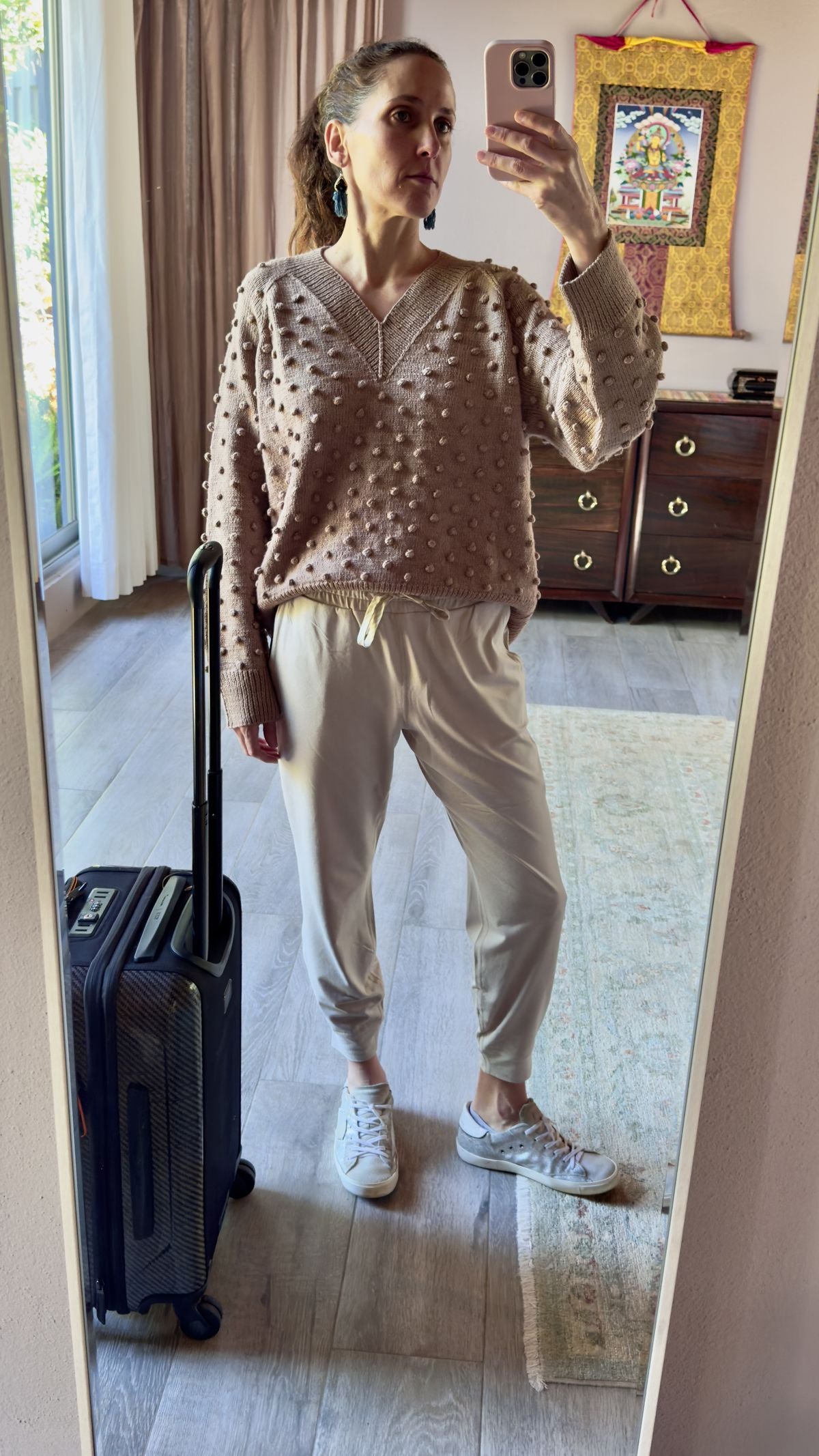 Gaia V Neck - Merino wool