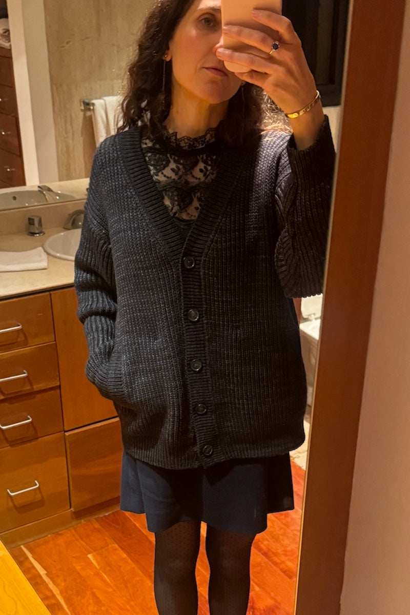 Hera Long Cardigan - Merino wool