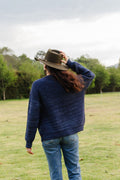 Hera Cardigan - 100% Hand-dyed merino wool – 24” long.
