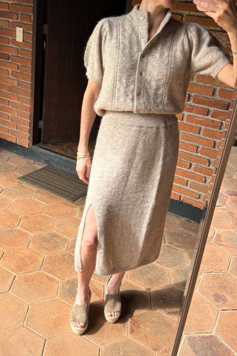Hestia Long Skirt - Alpaca Blend – 30” long.