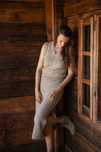 Hestia Long Skirt - Alpaca Blend – 30” long.