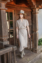 Hestia Long Skirt - Alpaca Blend – 30” long.