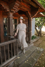 Hestia Long Skirt - Alpaca Blend – 30” long.