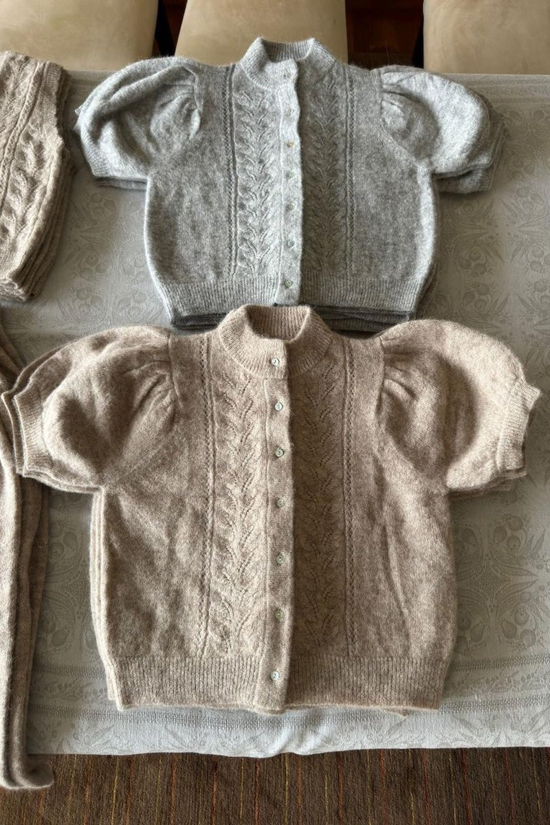 Hestia Short Sleeve - Alpaca Blend - 20” long