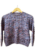 Girls Sweater - 100% Hand-dyed merino wool - 17” long x 19” wide.