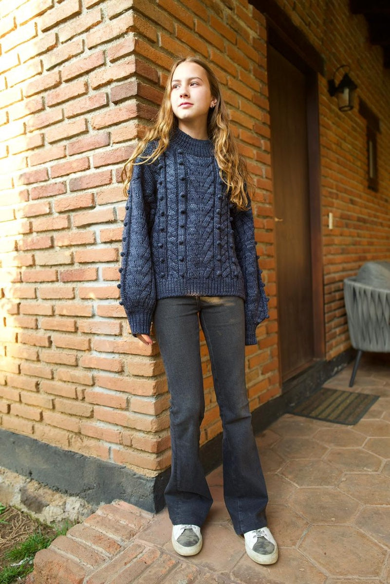 Tique Sweater - 100% Merino wool - 21” long