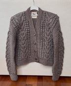 Artemisa Cardigan - 100% Hand-dyed merino wool - 19” long.