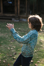 Boys Crew Neck - 100% Hand-dyed merino wool - 17” long x 19” wide