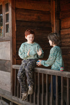 Boys Crew Neck - 100% Hand-dyed merino wool - 17” long x 19” wide