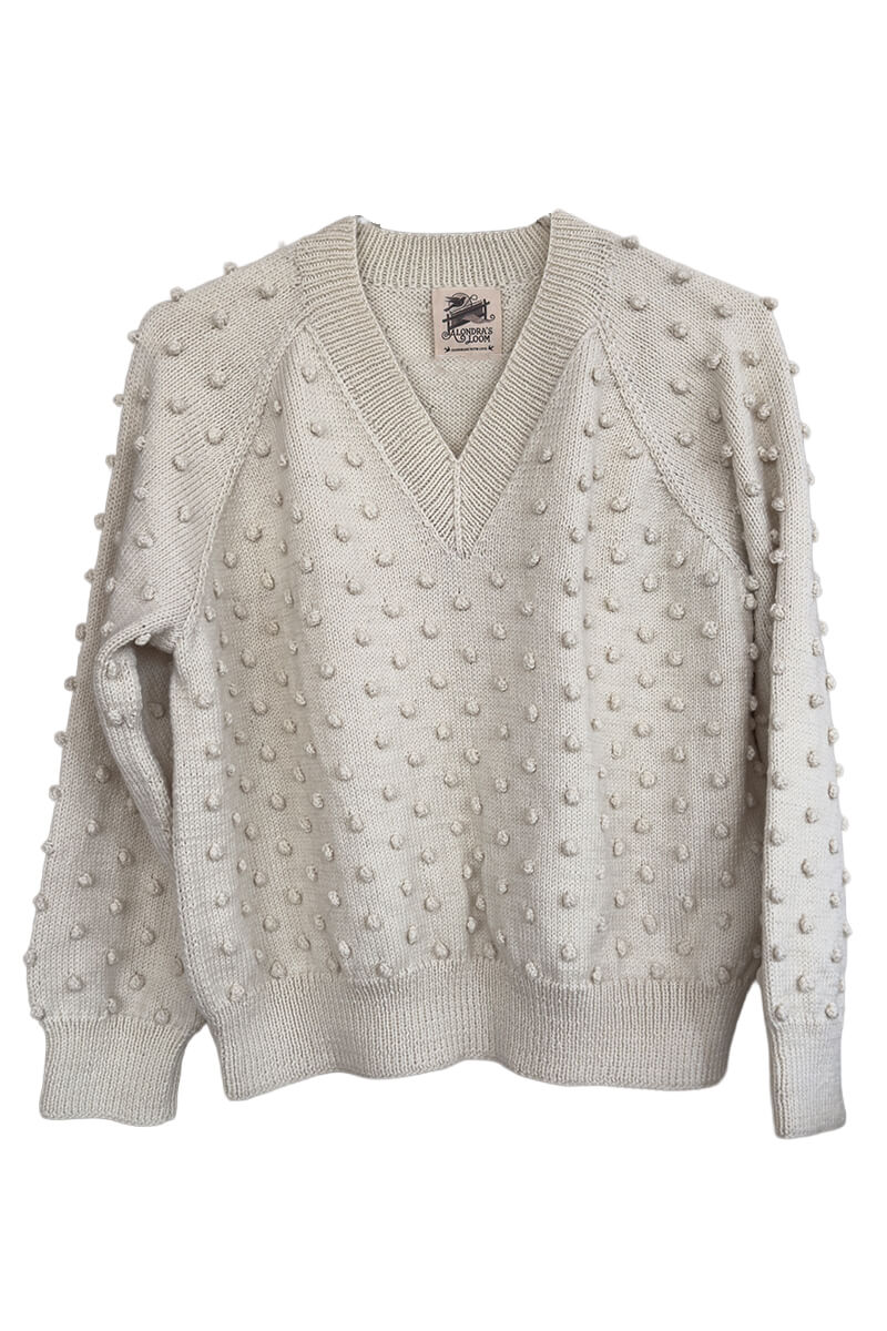 Gaia V Neck - Merino wool