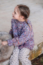 Girls Sweater - 100% Hand-dyed merino wool - 17” long x 19” wide.