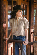 Hestia Short Sleeve - Alpaca Blend - 20” long